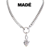 MADÉ Be Still My Heart Necklace Silver 8mm