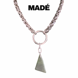 MADÉ Pounamu Tauwhirotanga Necklace Silver