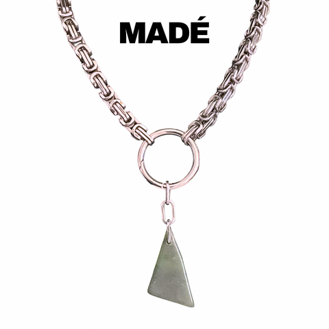 MADÉ Pounamu Tauwhirotanga Necklace Silver