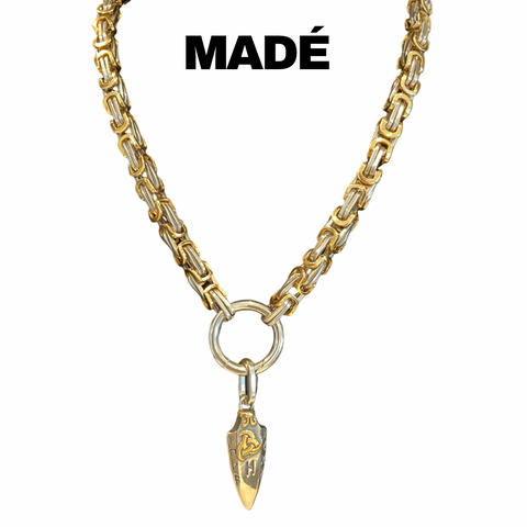 MADÉ Gold & Silver 8mm The Rune Necklace