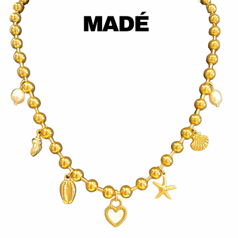 MADÉ Gold 8mm From The Sea Necklace