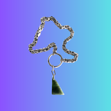 MADÉ Pounamu Greenstone Tauwhirotanga Necklace Silver