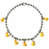 MADÉ Yellow Rubber Ducky’s  Silver 8mm