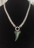MADÉ Pounamu Greenstone Niho Silver