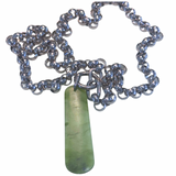 MADÉ Pounamu Greenstone Ohaoha Necklace Silver