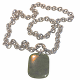 MADÉ Pounamu Greenstone Tauwhirotanga Necklace Silver