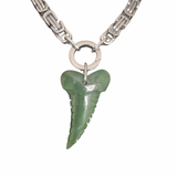 MADÉ Pounamu Greenstone Niho Silver