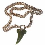 MADÉ Pounamu Greenstone Niho Silver