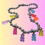 MADÉ Gummy Bear Necklace  Silver 8mm